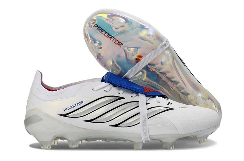 SCARPE DA CALCIO PREDATOR ELITE CON LINGUETTA RIPIEGABILE PER TERRENI NATURALI COMPATTI