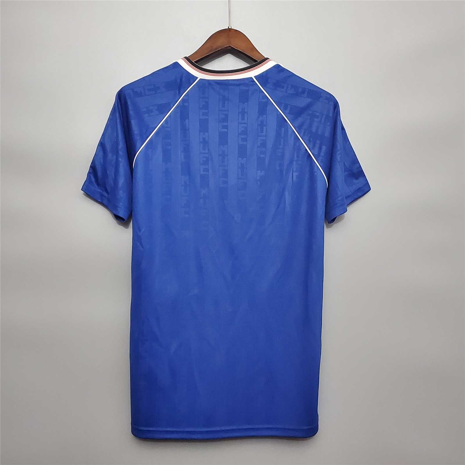 Man. United Maglia Away Blue 1988/89 - NO NOME NO NUMERO - L