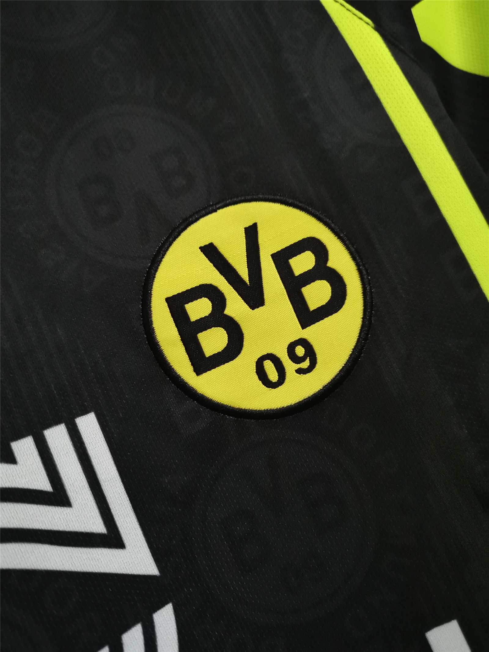 Borussia Dortmund Maglia Away Black 1995/96