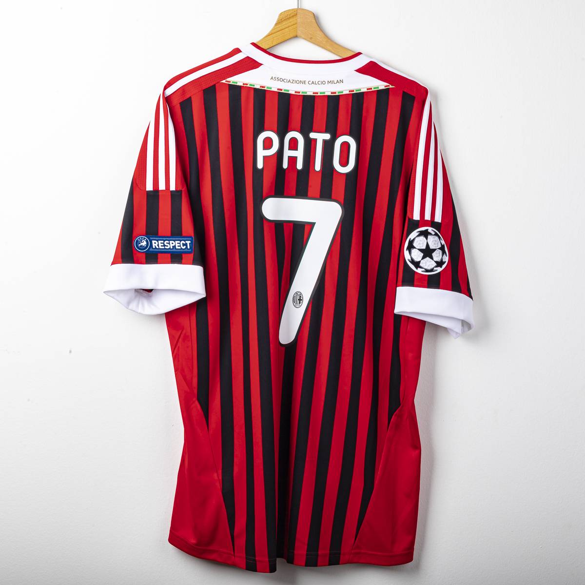 Maglia Home Milan Adidas Pato 7 Uefa 2011/2012