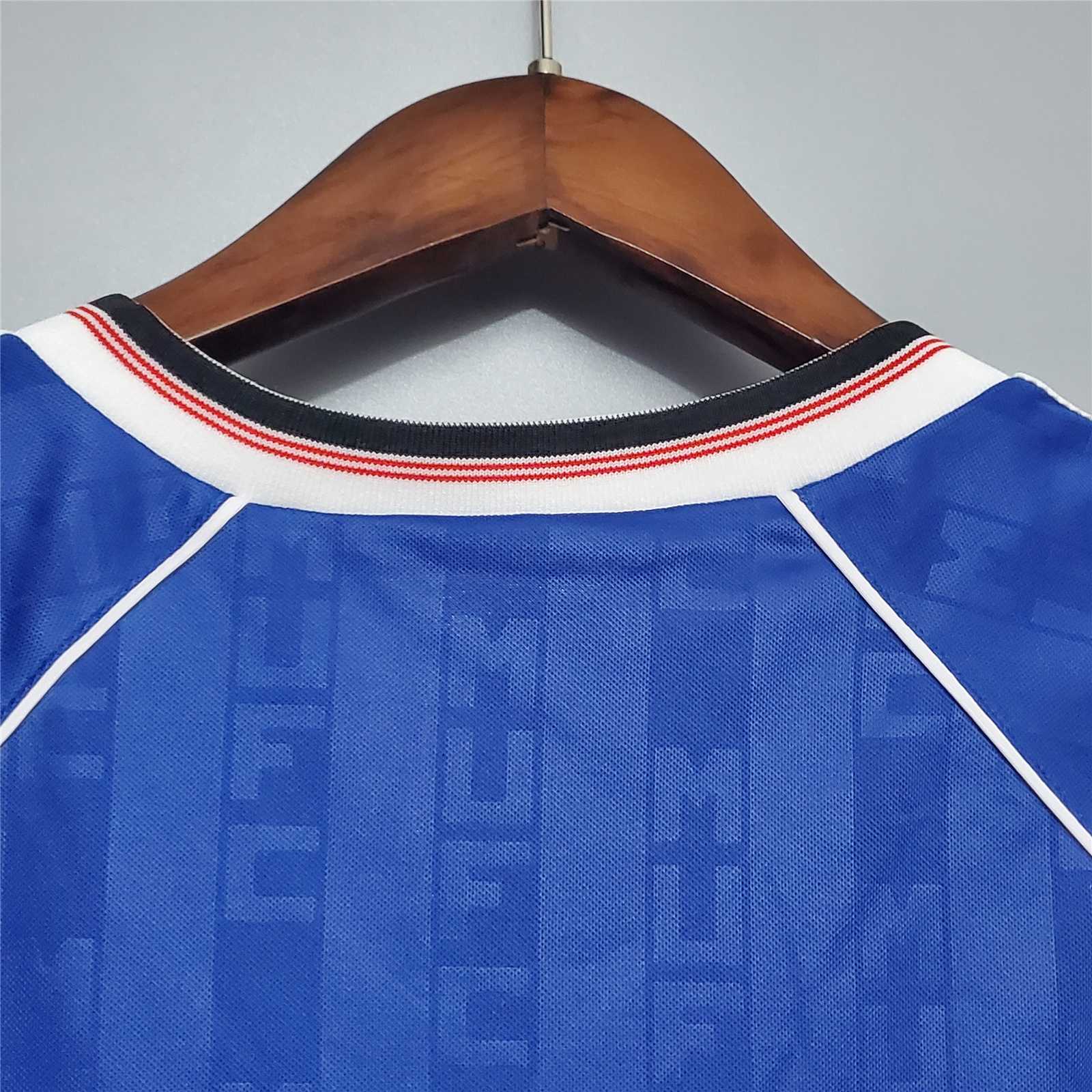 Man. United Maglia Away Blue 1988/89 - NO NOME NO NUMERO - XL