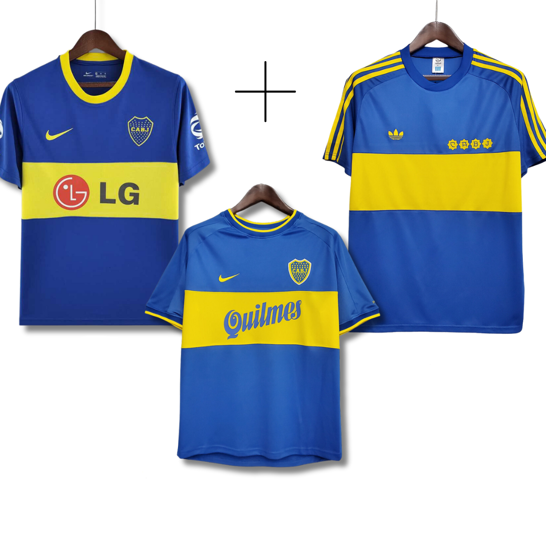 Boca Juniors 2011 + Boca Juniors 2000 + Boca Juniors 1982