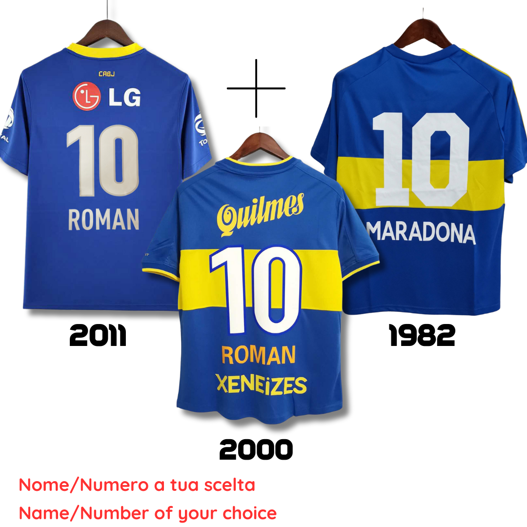 Boca Juniors 2011 + Boca Juniors 2000 + Boca Juniors 1982