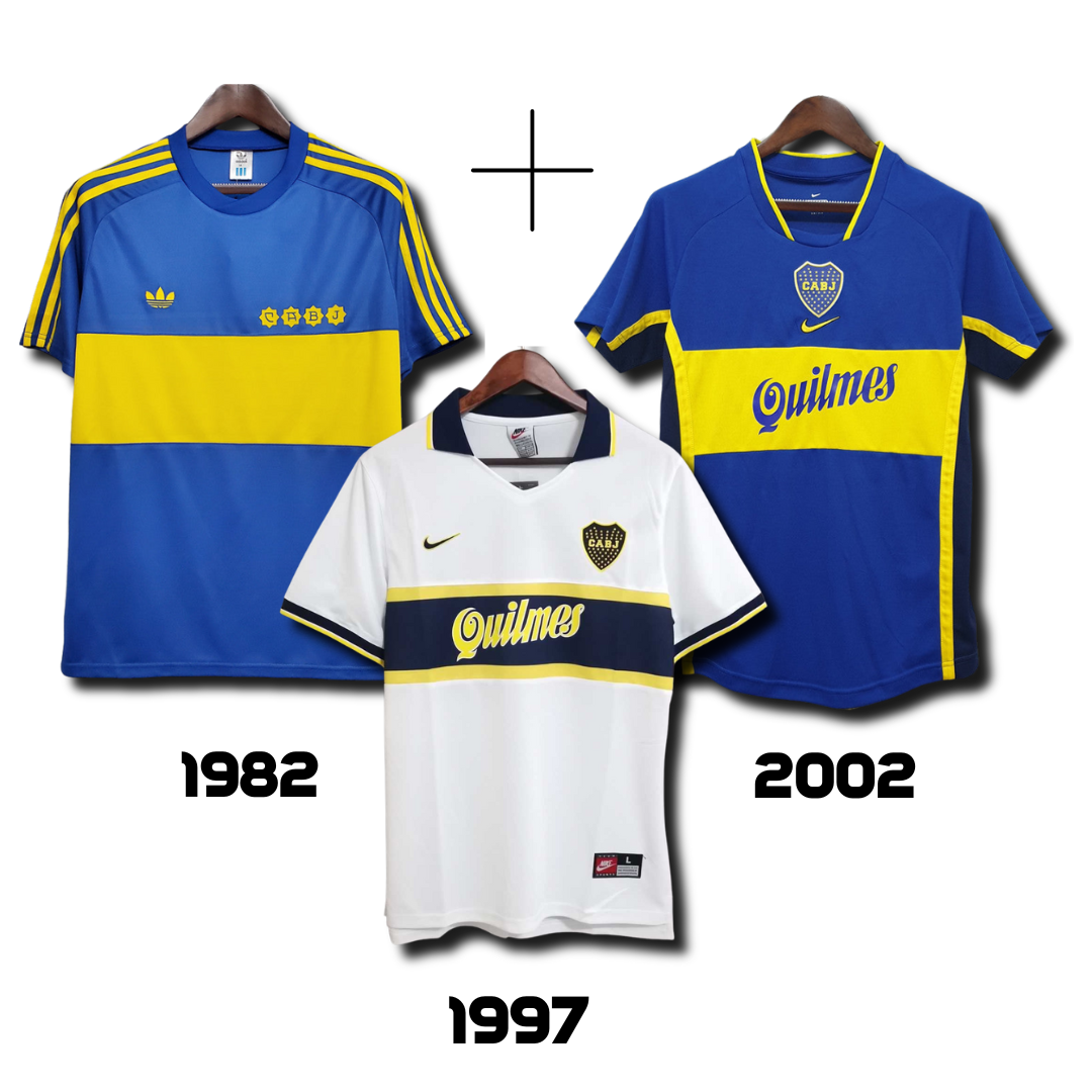 Boca Juniors 1982 + Boca Juniors 1997 + Boca Juniors 2002