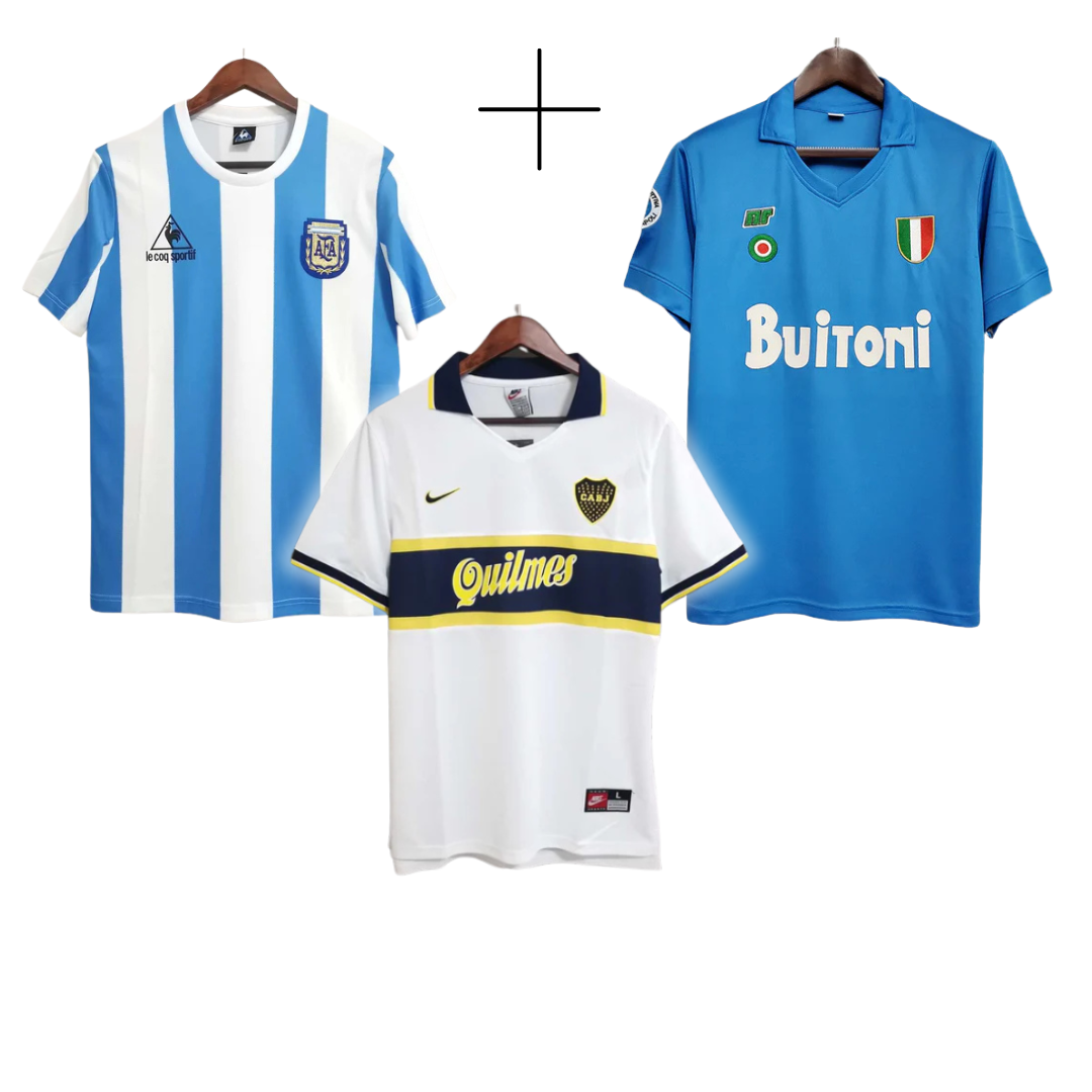 Argentina 1986 + Boca J. 1997 + Napoli 1988