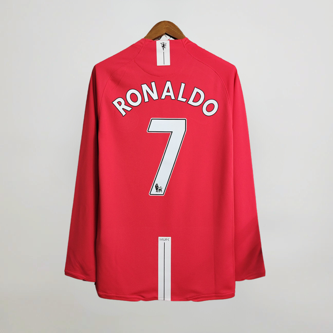 Man. United Maglia Home Pr. League Long 2007/08