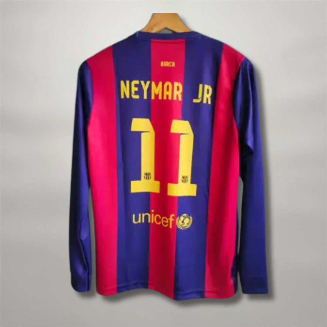 Maglia Neymar Barcellona Home Long Sleeve 2014/15
