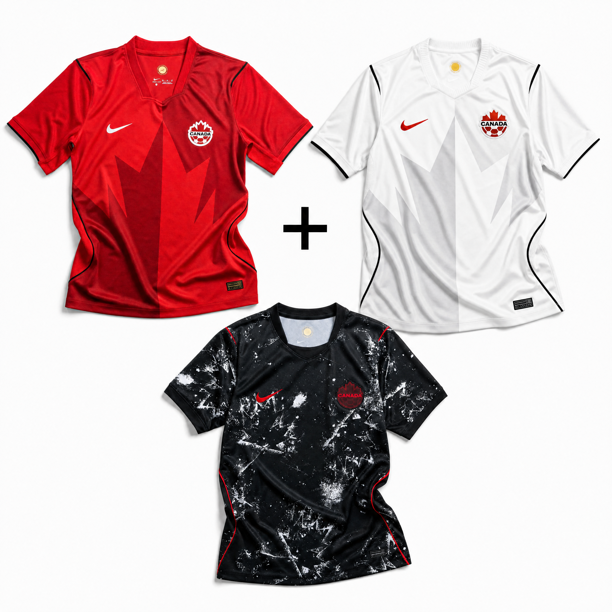 Canada Home 2026 + Canada Third 2026 + Canada Away 2026