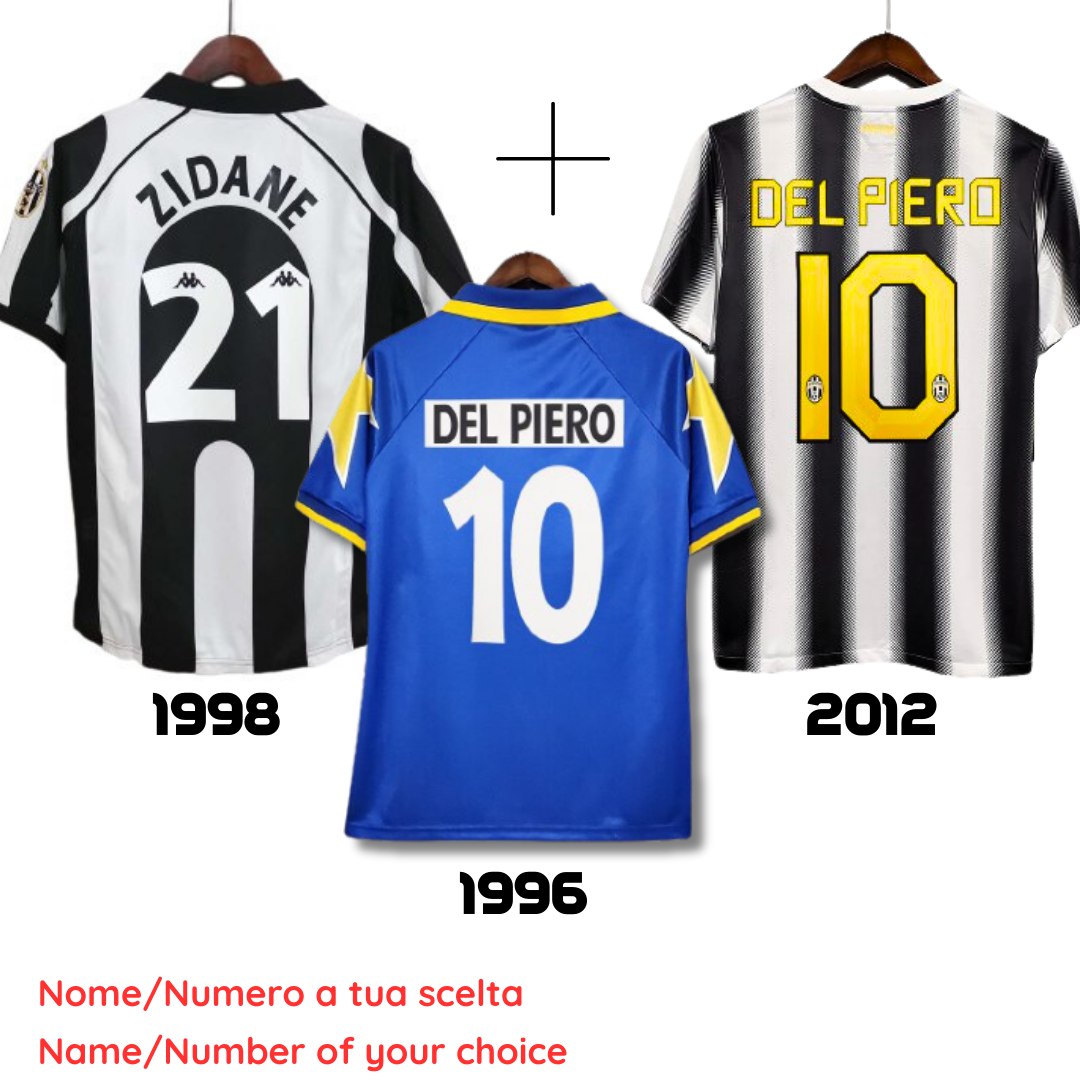 Juventus 2012 + Juventus 1998 + Juventus 1996