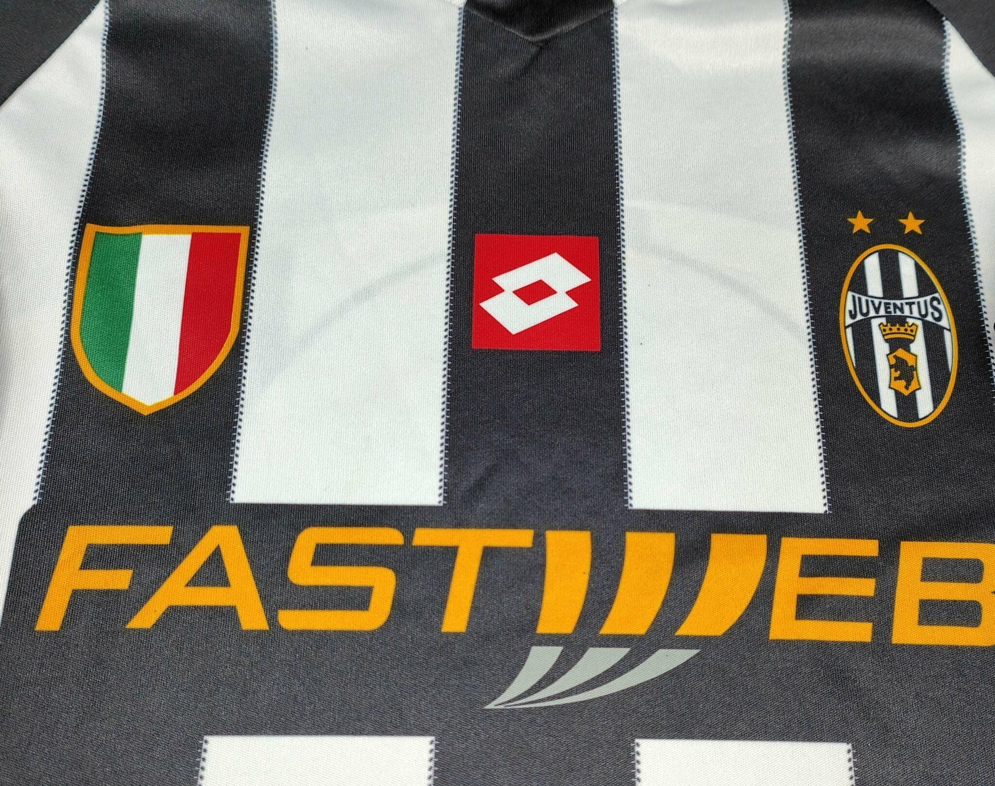 Maglia Juventus 2002 - 2003 - Sponsor Fastweb