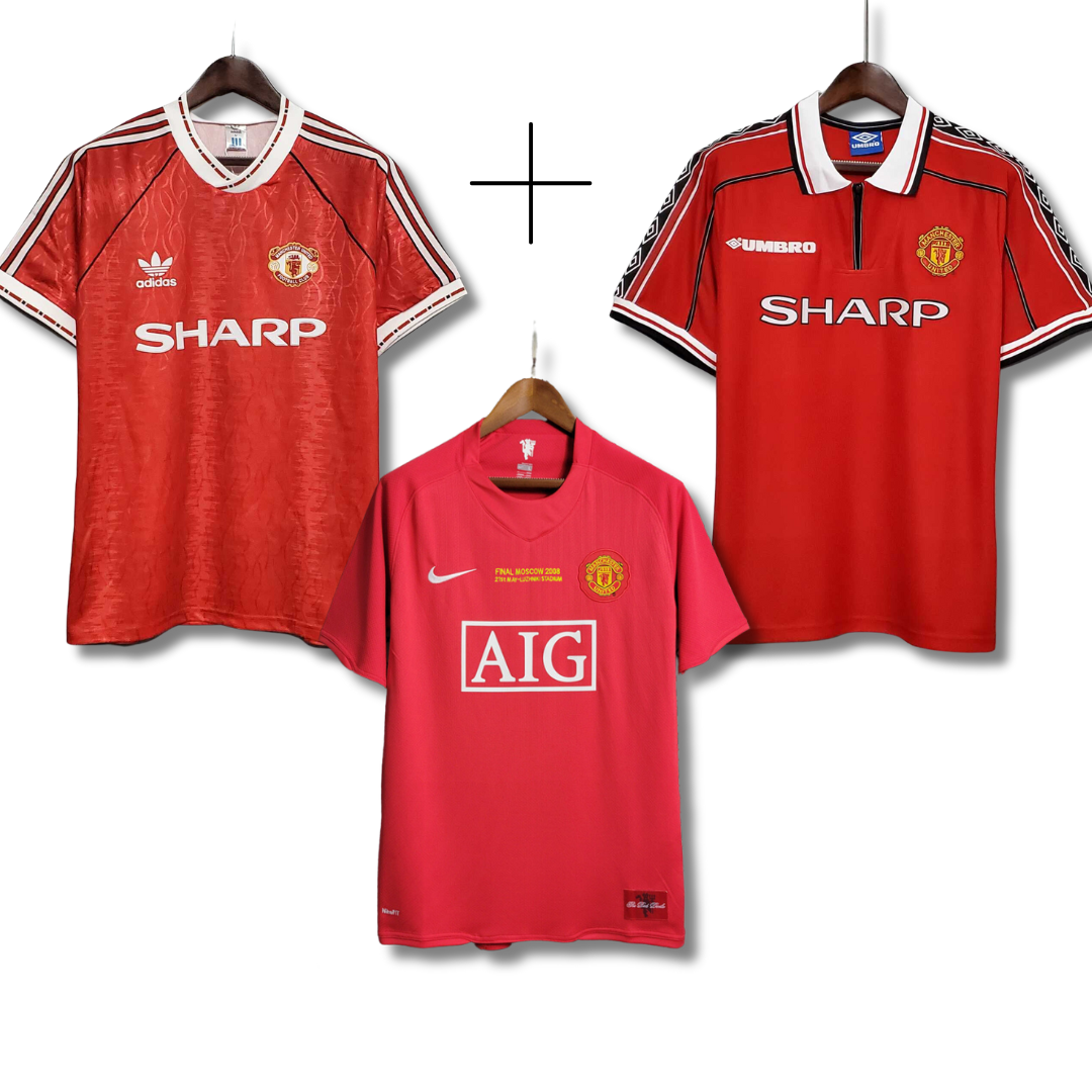Man. United 1992 + Man. United 1999 + Man. United 2008