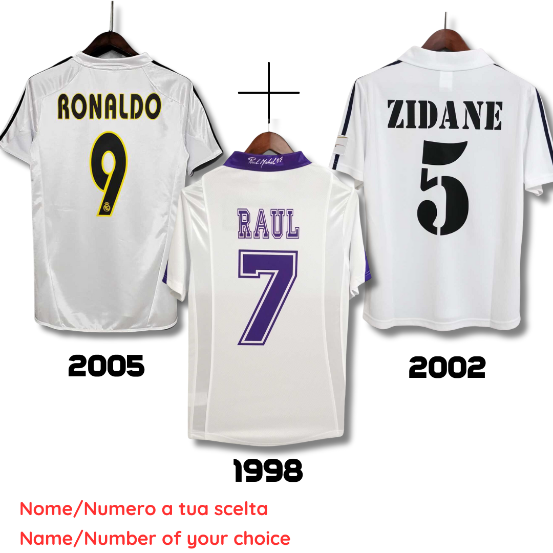 Real Madrid 2005 + Real Madrid 2002 + Real Madrid 1998