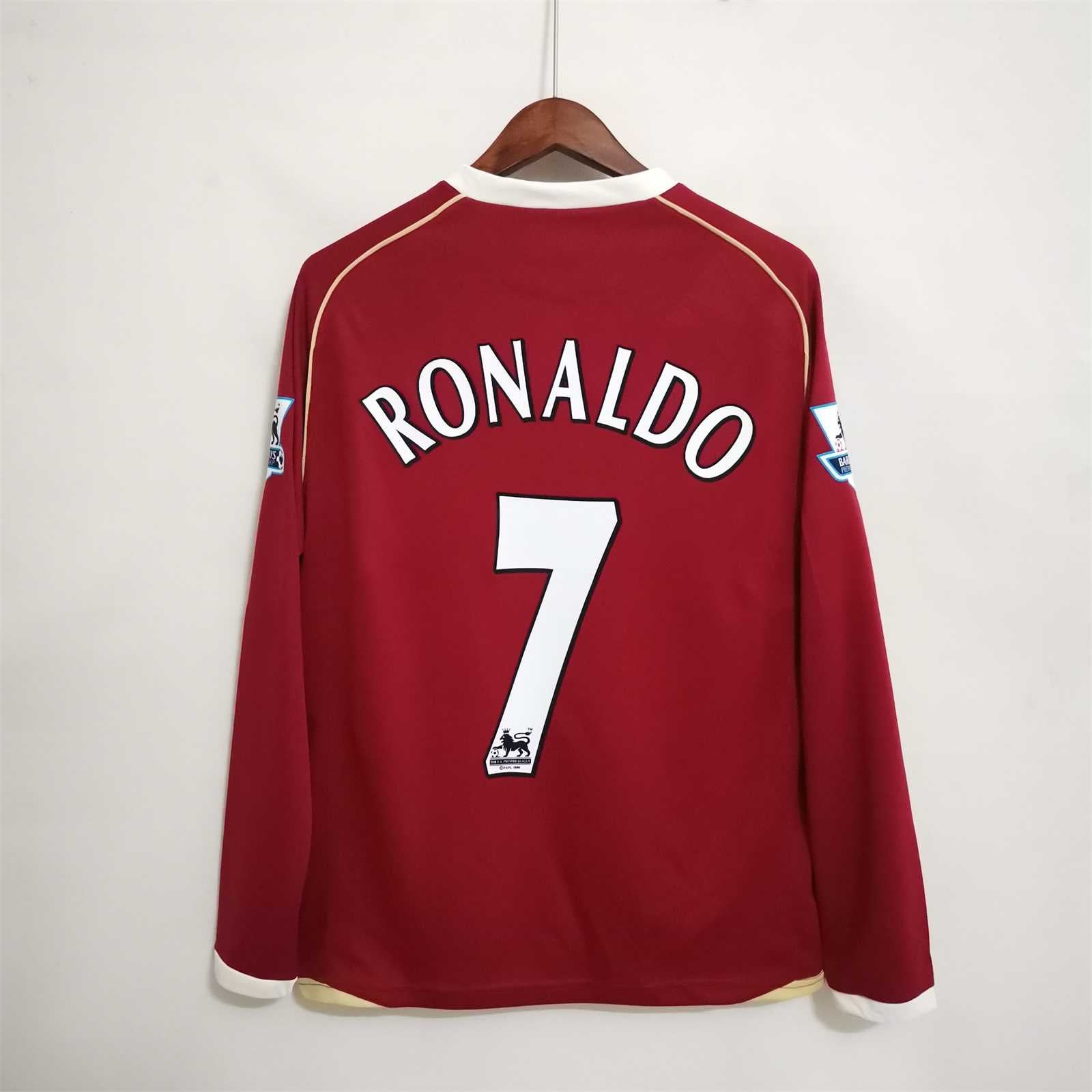 Man. United Maglia Home Premier League Long 2006/07