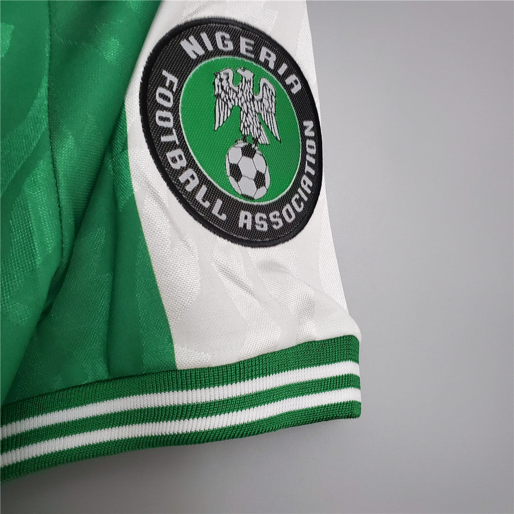 Nigeria Maglia Home 1996 - NO NOME NO NUMERO - XL