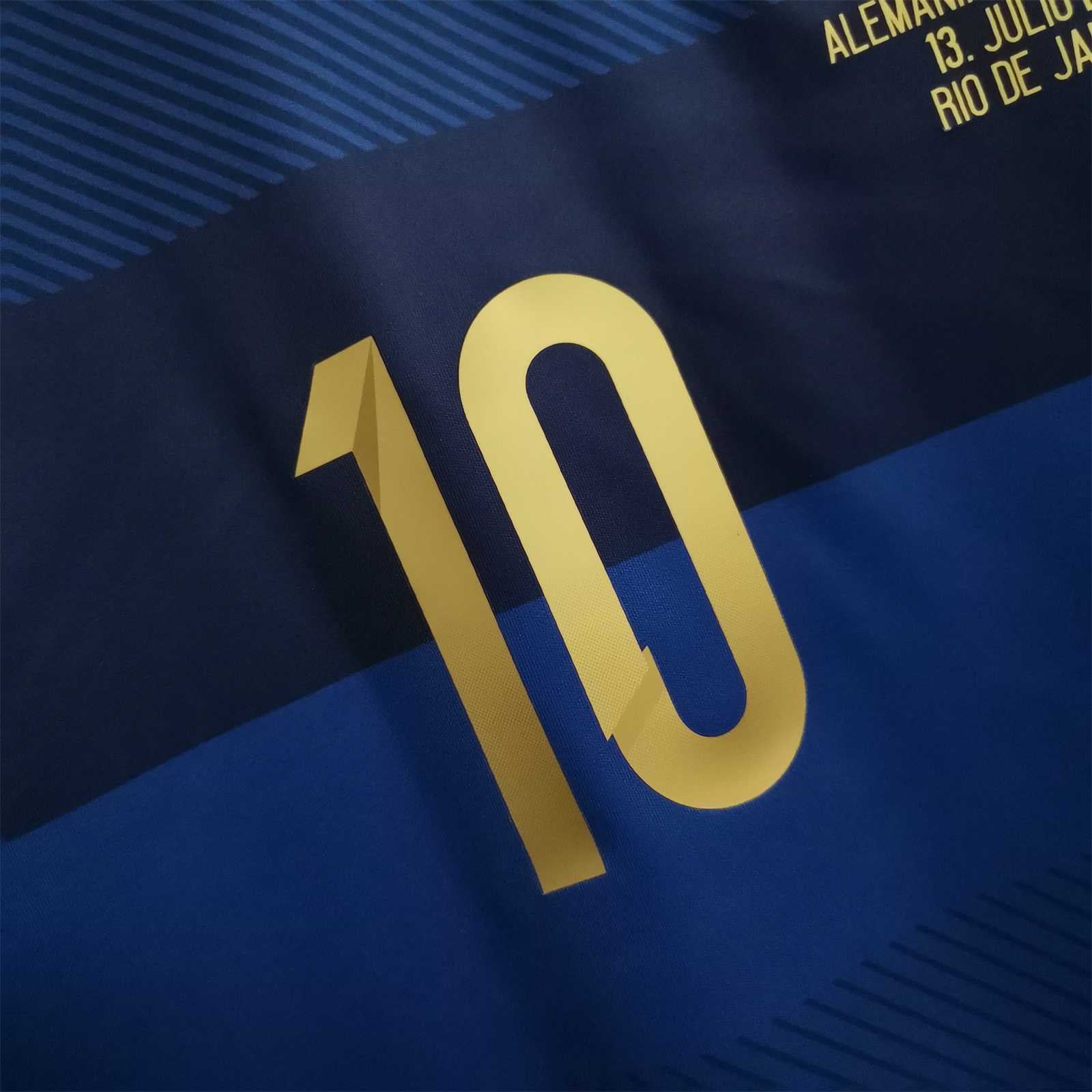 Maglia Messi Argentina Away World Cup Final 2014