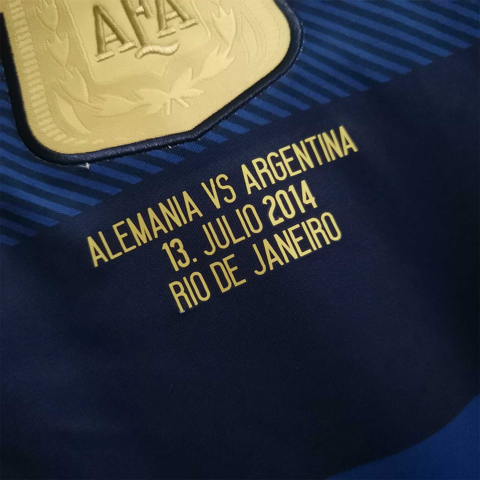 Maglia Messi Argentina Away World Cup Final 2014