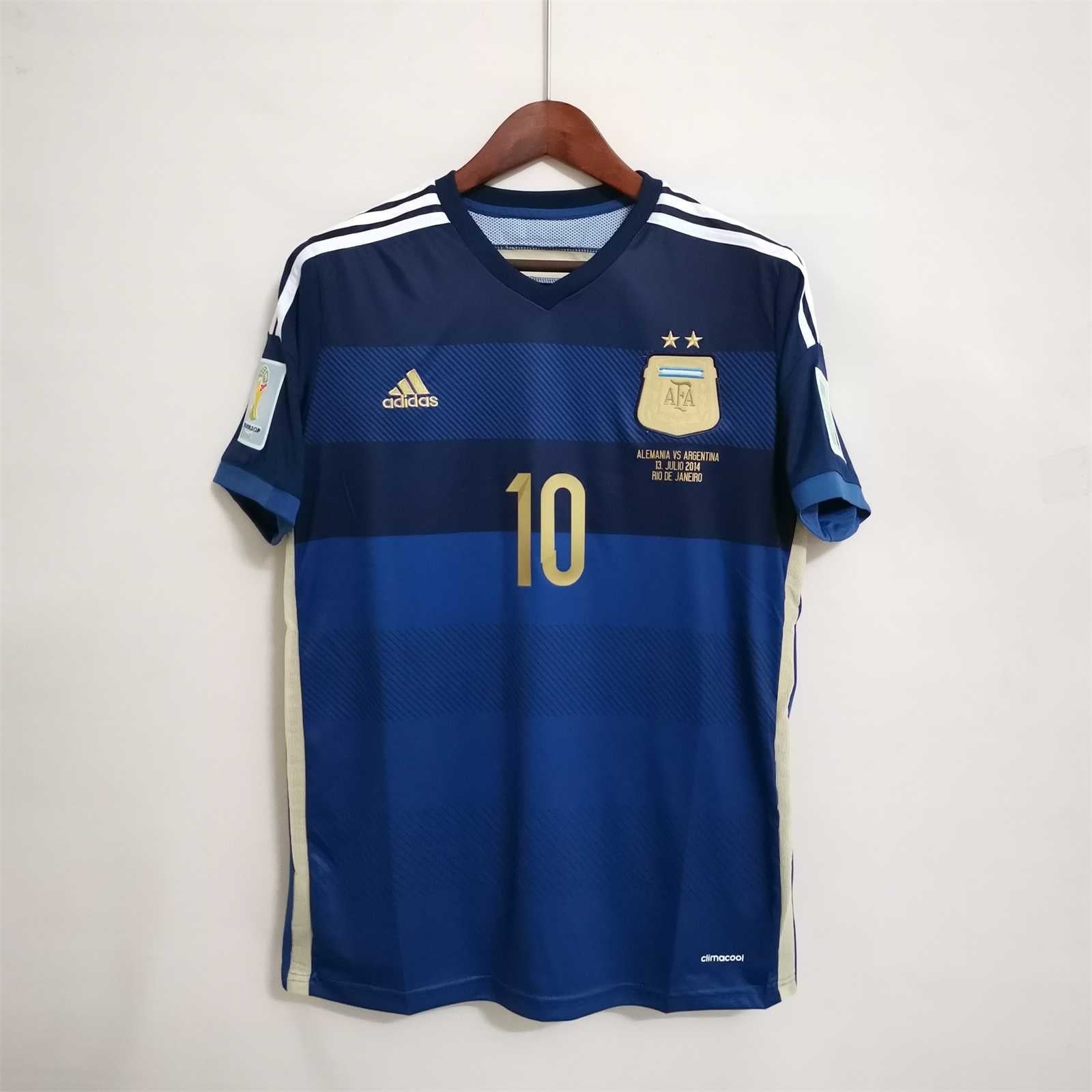 Maglia Messi Argentina Away World Cup Final 2014