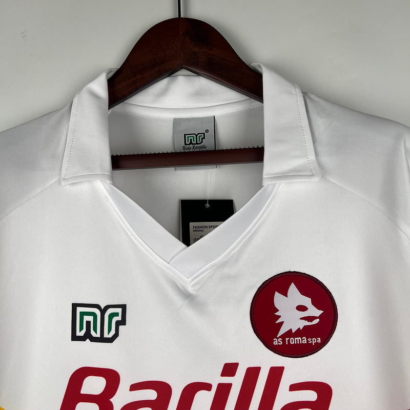 Roma Maglia Away White 1990/91
