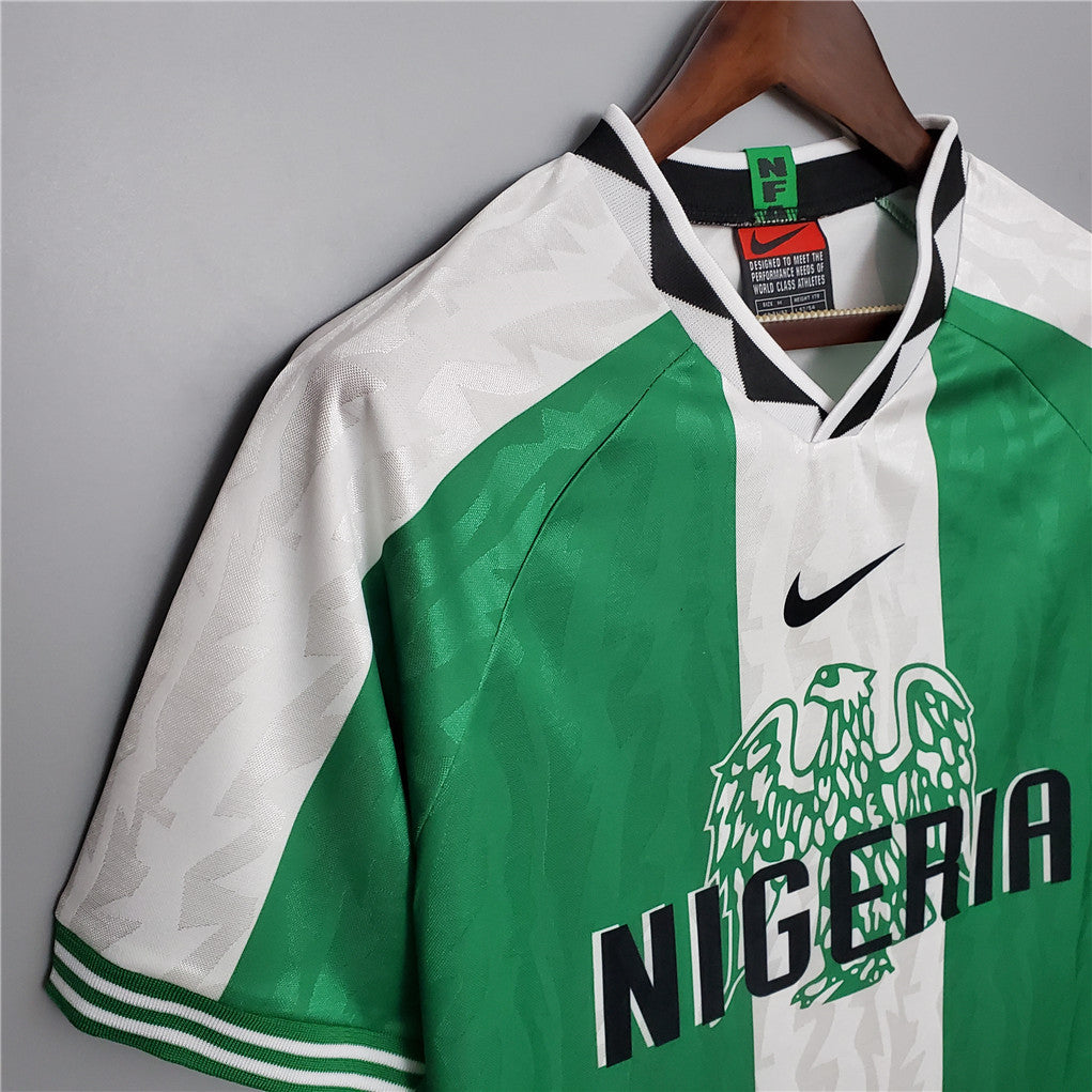 Nigeria Maglia Home 1996 - NO NOME NO NUMERO - XL
