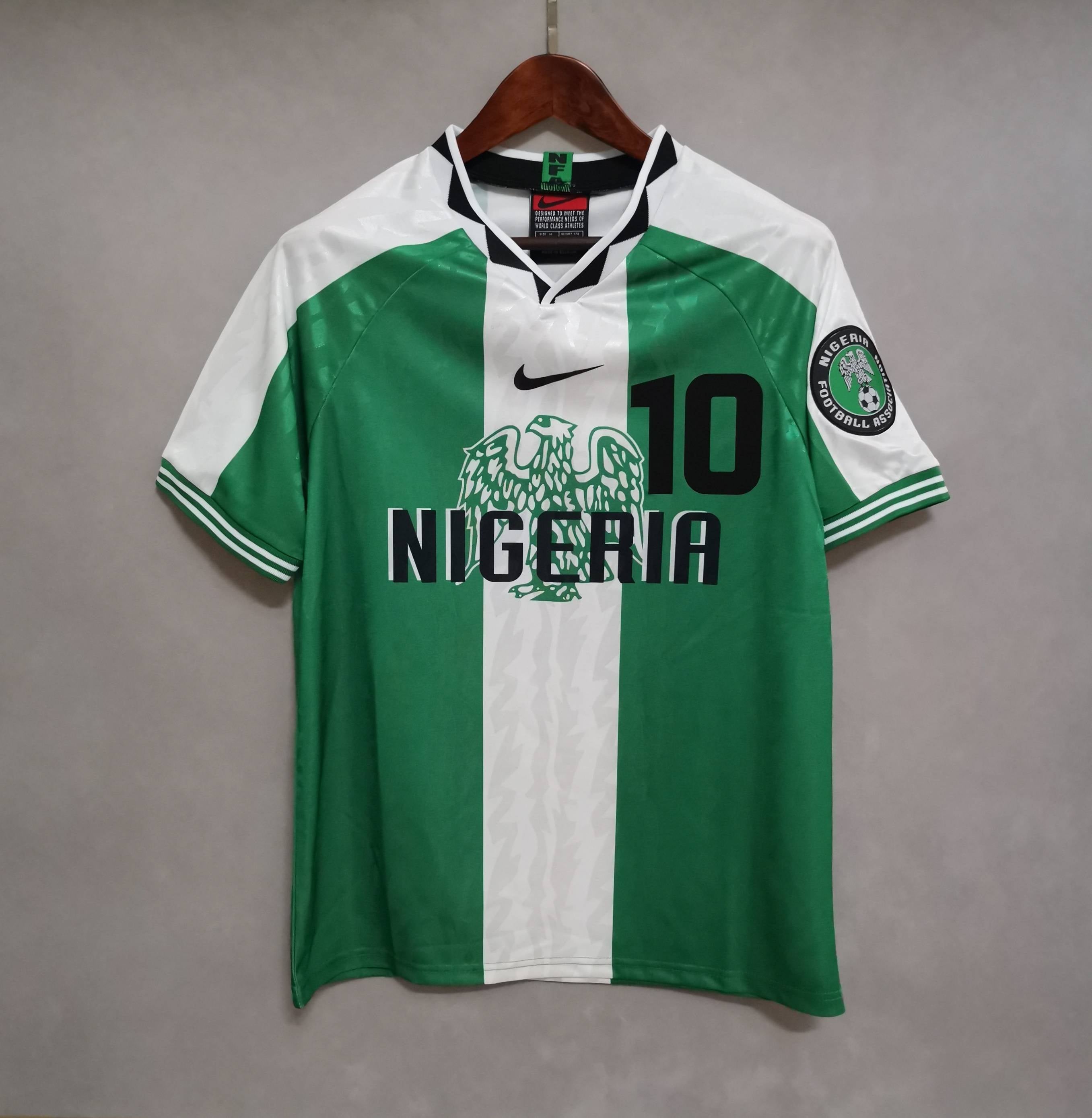 Nigeria Maglia Home 1996 - NO NOME NO NUMERO - XL